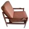 Fauteuils Scandinaves en Teck et Cuir de Magnus Olesen, Set de 2 4