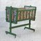 Mid-Century Puppen-Schaukelbett mit Baldachin, 1950er 2