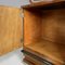 Aparador italiano Art Déco asimétrico de madera con vitrina de vidrio, años 20, Imagen 16