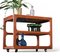 Vintage Bar Cart in Teak and Melamine from Sika Møbler, 1960s, Image 4