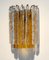 Mid-Century Italian Murano Glass Wall Sconce in Two Rows and Colors from Poliarte, 1970s, Image 4