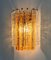 Mid-Century Italian Murano Glass Wall Sconce in Two Rows and Colors from Poliarte, 1970s, Image 7