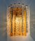 Mid-Century Italian Murano Glass Wall Sconce in Two Rows and Colors from Poliarte, 1970s, Image 5