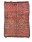 Vintage Boujad Berber Teppich mit geometrischem Stammes-Meisterwerk, 1990er 1