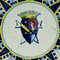 Antique Italian Ceramic Plate with Noble Coat of Arms from Montelupo Manufacture, 1700s, Image 13