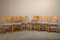 Razorblade Dining Chairs in Lambswool and Oak by Henning Kjærnulf, 1960s, Set of 6, Image 3