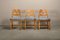 Razorblade Dining Chairs in Lambswool and Oak by Henning Kjærnulf, 1960s, Set of 6, Image 7