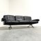 DS31 3-Sitzer Sofa aus schwarzem Leder von de Sede, Schweiz, 1970er 7
