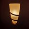 Moderne Rugiano Tischlampe aus Metall & Glas, 1970er 8