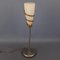 Moderne Rugiano Tischlampe aus Metall & Glas, 1970er 4