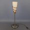Moderne Rugiano Tischlampe aus Metall & Glas, 1970er 1