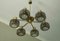 Large Brass and Glass Chandelier by Hans-Agne Jakobsson, 1960s, Image 8