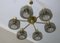 Large Brass and Glass Chandelier by Hans-Agne Jakobsson, 1960s, Image 5