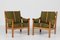 Danish Lounge Chairs of Oak in in the style of Henning Kjærnulf for Sorø Stolefabrik, 1970s, Set of 2, Image 1
