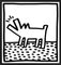 Keith Haring, Barking Dog, Papel, Enmarcado, Imagen 1