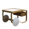 Teewagen aus Birke mit Keramikfliesen von Alvar & Aino Aalto für Artek, Finnland, 1970er 6
