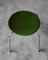 Green Stool in Chrome and Velvet, 1970s, Image 5