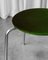 Green Stool in Chrome and Velvet, 1970s, Image 3
