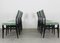 Italian Chairs in Wood and Fabric attributed to Gio Ponti, 1950s, Set of 6 2