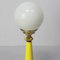 Gelbe Vintage Tischlampe 3