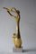 Vintage Brass Musician Sculpture on Travertine Base, 1980s 8