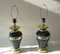 Large Green and Gold Table Lamps, Set of 2 2