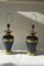 Large Green and Gold Table Lamps, Set of 2 4