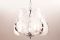 Vintage Chrome and Murano Glass Chandelier by Carl Fagerlund for Orrefors, Image 3