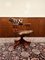 Brown Chesterfield Captain Chair, Image 1