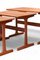 Nesting Tables in Teak by Kai Kristiansen for Vildbjerg Møbelfabrik, Denmark, 1960s, Set of 3 2