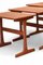 Nesting Tables in Teak by Kai Kristiansen for Vildbjerg Møbelfabrik, Denmark, 1960s, Set of 3 8