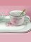 Vintage Coffee and Milk Service in Silver-Plated Limoges Ceramic, Set of 5 2