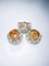 Tea and Coffee Service in Capodimonte Porcelain and Pure Gold, Set of 3 6