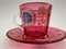 Imperial Russian Glass Cup and Saucer, Set of 2, Image 10