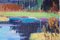 Gustaf Höglund, By the Lake, 1960s, Oil on Canvas, Framed, Image 6