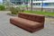 Braunes Vintage Tagesbett Sofa, 1970er 10