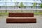 Divan Vintage Marron, 1970s 4