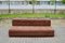 Braunes Vintage Tagesbett Sofa, 1970er 5