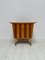 Vintage Walnut Bar Trolley, 1950s 1