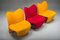 Multipla Lounge Chairs by Dillon & Wheeler for Kron Design, 1990s, Set of 3 13