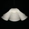 Vintage Swirl White Murano Glass Pendant Lamp, 1970s, Image 6