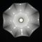 Vintage Swirl White Murano Glass Pendant Lamp, 1970s, Image 5
