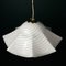 Vintage Swirl White Murano Glass Pendant Lamp, 1970s, Image 9