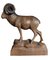 Schwarzwald Skulptur Steinbock aus Holz, 1920er 2