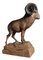 Schwarzwald Skulptur Steinbock aus Holz, 1920er 6