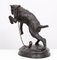 Großer Bronzener Mastiff Hund von Charles Valton, Frankreich, 1890er 9