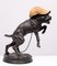 Großer Bronzener Mastiff Hund von Charles Valton, Frankreich, 1890er 2