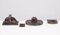Art Deco Griotte Marble Desk Set, 1930s, Set of 5, Image 1