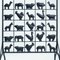 Screen Room Divider in Wrought Iron with Animals by Touret for Atelier Des Marolles, 1950s, Image 11