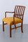 Danish Mahogany Armchair Model 1675 by Ole Wanscher for Fritz Hansen, 1942, Image 1